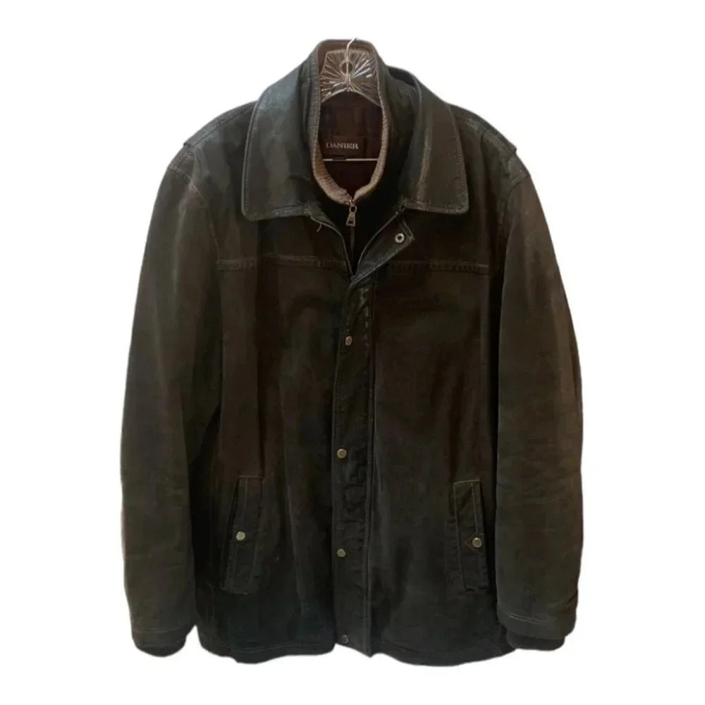 Danier Men's Brown Thinsulate Quilt Lined Jacket XL